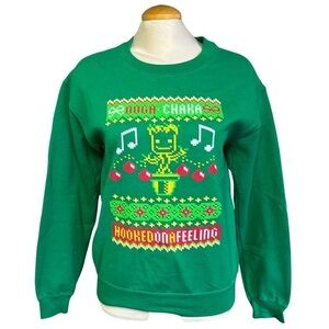 Green TeeFury Ugly Christmas Sweater Guardians of the Galaxy size Small